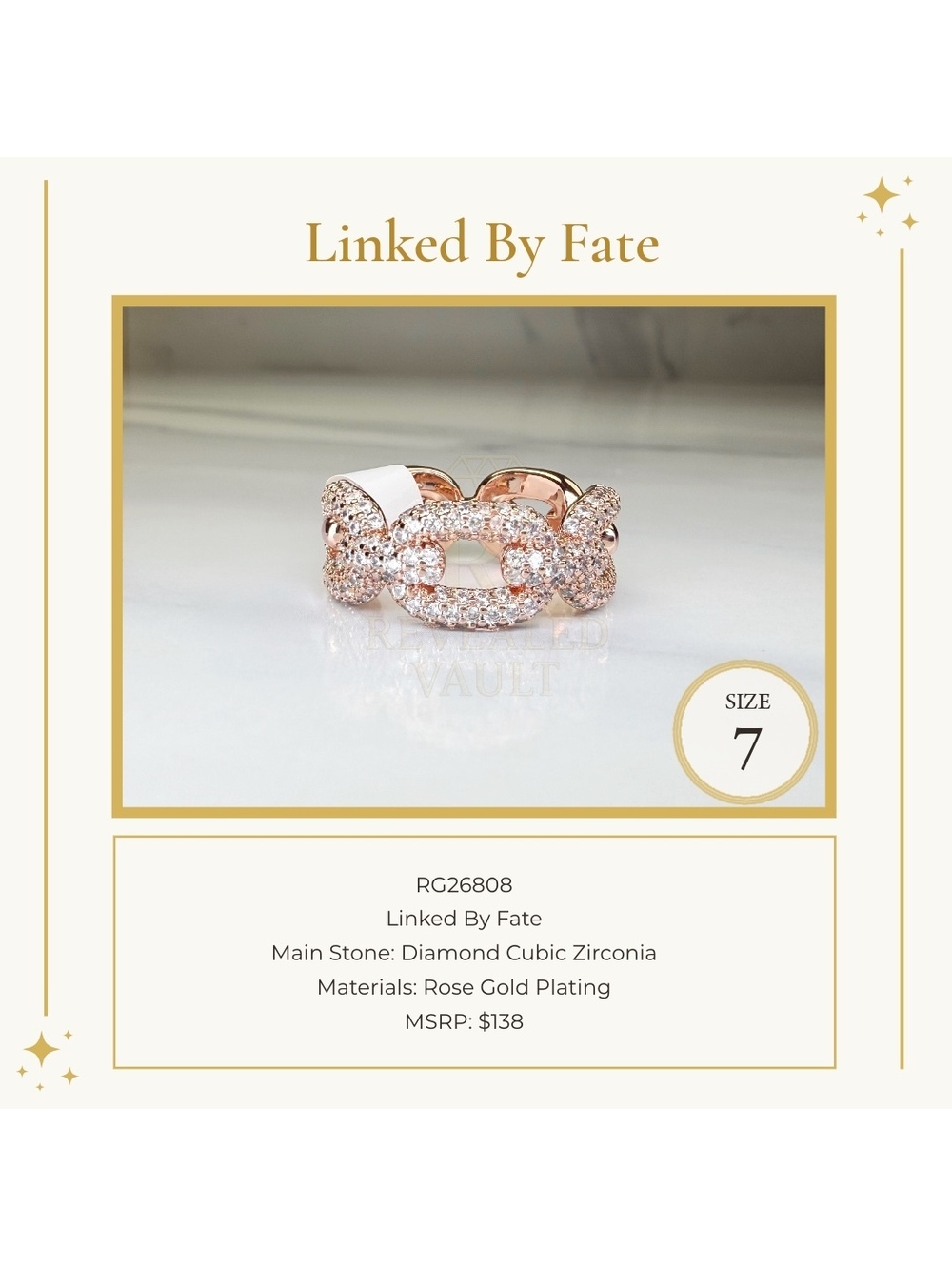 Linked By Fate - Size 7 - April Birthday 2025